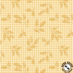 Andover Fabrics Plain and Simple Wheat Gingham Honey Andover Fabrics Plain and Simple Wheat Gingham Honey