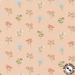 Moda Dainty Meadow Wildflowers Peachy