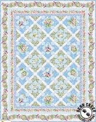 Meadow Bloom (Blue) Free Quilt Pattern