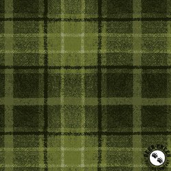 Maywood Studio Holly Jolly Flannel Big Plaid Green