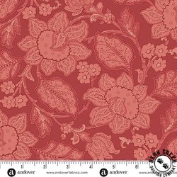 Andover Fabrics Forest Glen Jacobean Raspberry