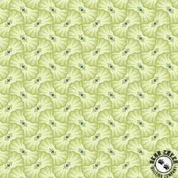 P&B Textiles Koi Pond Lily Pad Geo Green