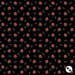 Andover Fabrics Carolina Acorn Leaf Black Andover Fabrics Carolina Acorn Leaf Black