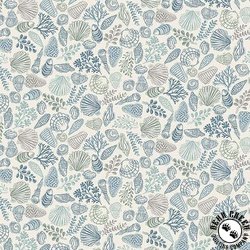 Andover Fabrics Driftwood Shells Cream