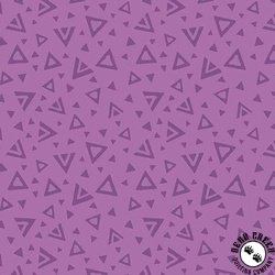 Andover Fabrics Moody Hues Triangles Plum