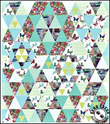 Crystalia Free Quilt Pattern by Hoffman Fabrics