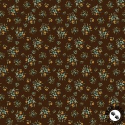 Riley Blake Designs Worth Repeating Floral Coffee