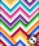 Harmony Bargello Free Quilt Pattern by Quilting Treasures