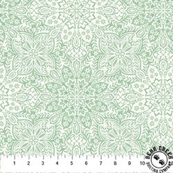 Northcott Mariposa Tonal Mandala Light Green Northcott Mariposa Tonal Mandala Light Green