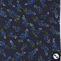 Moda Wildflowers Bluebonnet Toss Indigo Moda Wildflowers Bluebonnet Toss Indigo
