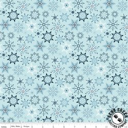 Riley Blake Designs Winter Magic Snowflakes Aqua