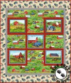 Green Mountain Farm Free Quilt Pattern by Wilmington Prints