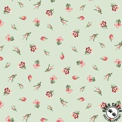 Maywood Studio Regal Rose Mini Buds Green Maywood Studio Regal Rose Mini Buds Green