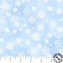 Northcott St. Nicholas Snowflakes 1 Light Blue