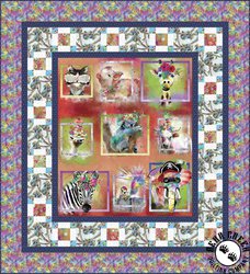 Party Animals Free Quilt Pattern