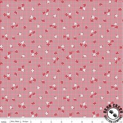 Riley Blake Designs Stitch Houndstooth Cayenne