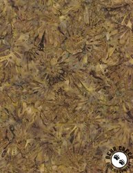 Wilmington Prints Granite Bay Batik Floral Fans Brown