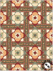 Hello Autumn Ribbon Flowers Free Quilt Pattern