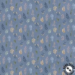 Windham Fabrics Flower Shop Petite Foliage Cornflower