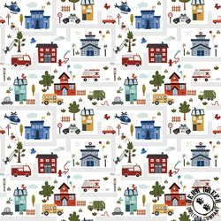 Riley Blake Designs It Takes a Village Main Cloud Riley Blake Designs It Takes a Village Main Cloud