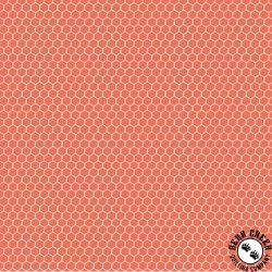 Windham Fabrics Afternoon in the Garden Honeycomb Coral