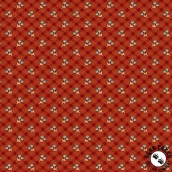 Andover Fabrics Autumn Woods Harvest Check Red Andover Fabrics Autumn Woods Harvest Check Red