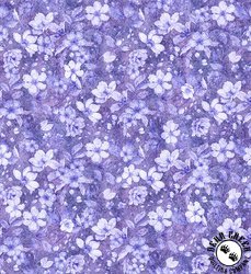 QT Fabrics Hunny Bunny Tonal Floral Purple QT Fabrics Hunny Bunny Tonal Floral Purple