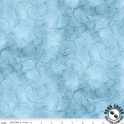 Riley Blake Designs Painters Watercolor Swirl Cornflower