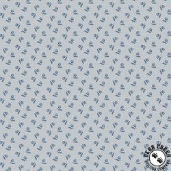 Riley Blake Designs Serenity Blues Tiny Floral Gray