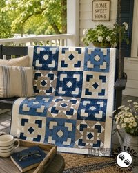 Patchwork Blue True North Free Quilt Pattern