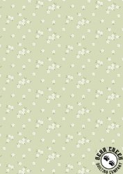 Lewis and Irene Fabrics Joys of Spring Flowerets Pale Sage Green Lewis and Irene Fabrics Joys of Spring Flowerets Pale Sage Green