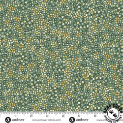 Andover Fabrics Hello Autumn Mini Blooms Teal