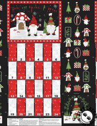 Wilmington Prints Our Gnome to Yours Advent Calendar Panel