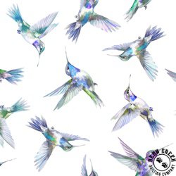 In The Beginning Fabrics Daydreams Hummingbirds Blue In The Beginning Fabrics Daydreams Hummingbirds Blue