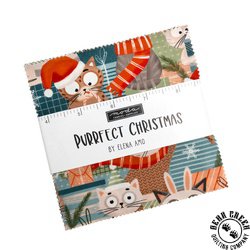 Purrfect Christmas Charm Pack by Moda - PREORDER Purrfect Christmas Charm Pack by Moda - PREORDER