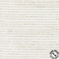 Moda Wild Honey Buzz Words Daisy