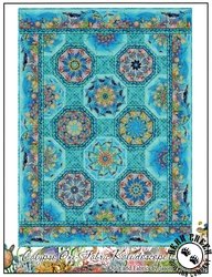 Calypso One Fabric Kaleidoscope Quilt Pattern