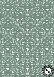 Lewis and Irene Fabrics The Water Gardens Serenity Forest Green Lewis and Irene Fabrics The Water Gardens Serenity Forest Green