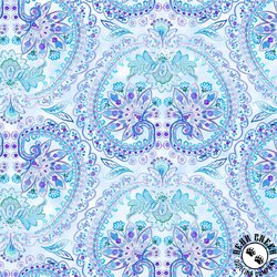 In The Beginning Fabrics Daydreams Floral Paisley Lavender