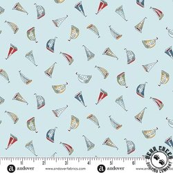 Andover Fabrics High Tide Sail Away Light Blue Andover Fabrics High Tide Sail Away Light Blue