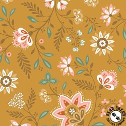 Cloud9 Fabrics Vintage Charm Aurelia Gold/Multi