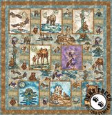 Wilderness Expressions - Watercolor Wildlife Free Quilt Pattern by Robert Kaufman Fabrics