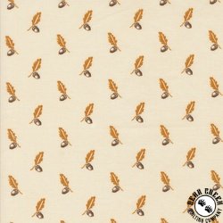 Moda Pumpkin Spice Gatherings Acorn and Oak Cream/Pumpkin Moda Pumpkin Spice Gatherings Acorn and Oak Cream/Pumpkin