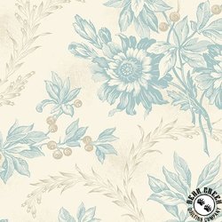 Andover Fabrics Sewing Bird  Embroidery Wheat