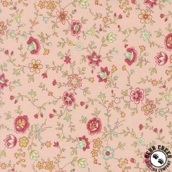 Moda Lyda Rose Flower Vines Pink Moda Lyda Rose Flower Vines Pink