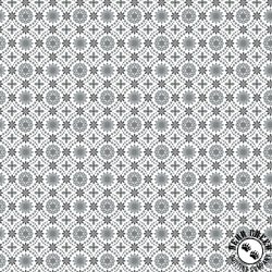 Benartex Spring Hill Farm Wallpaper Medallion Grey