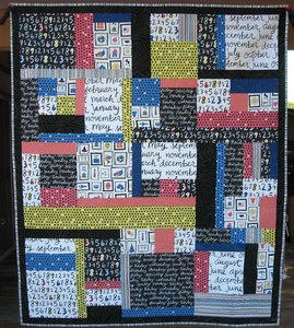 Calendar Quilt by Bear Creek Quilting Company for Ampersand Design Studio