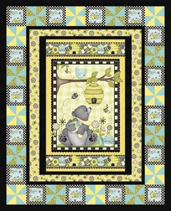 Honey Bee Mine Quilt Pattern by Henry Glass Fabrics