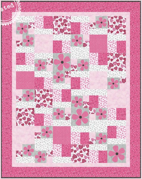 Hug Me Quilt Pattern by Clothworks Hug Me Quilt Pattern by Clothworks