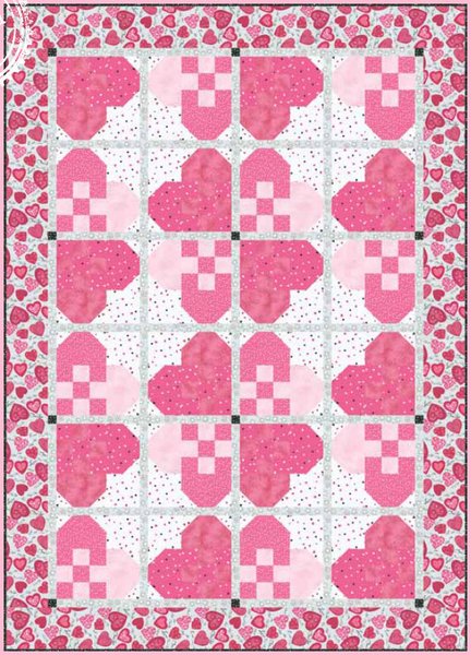 Hug Me Quilt Pattern by Clothworks Hug Me Quilt Pattern by Clothworks